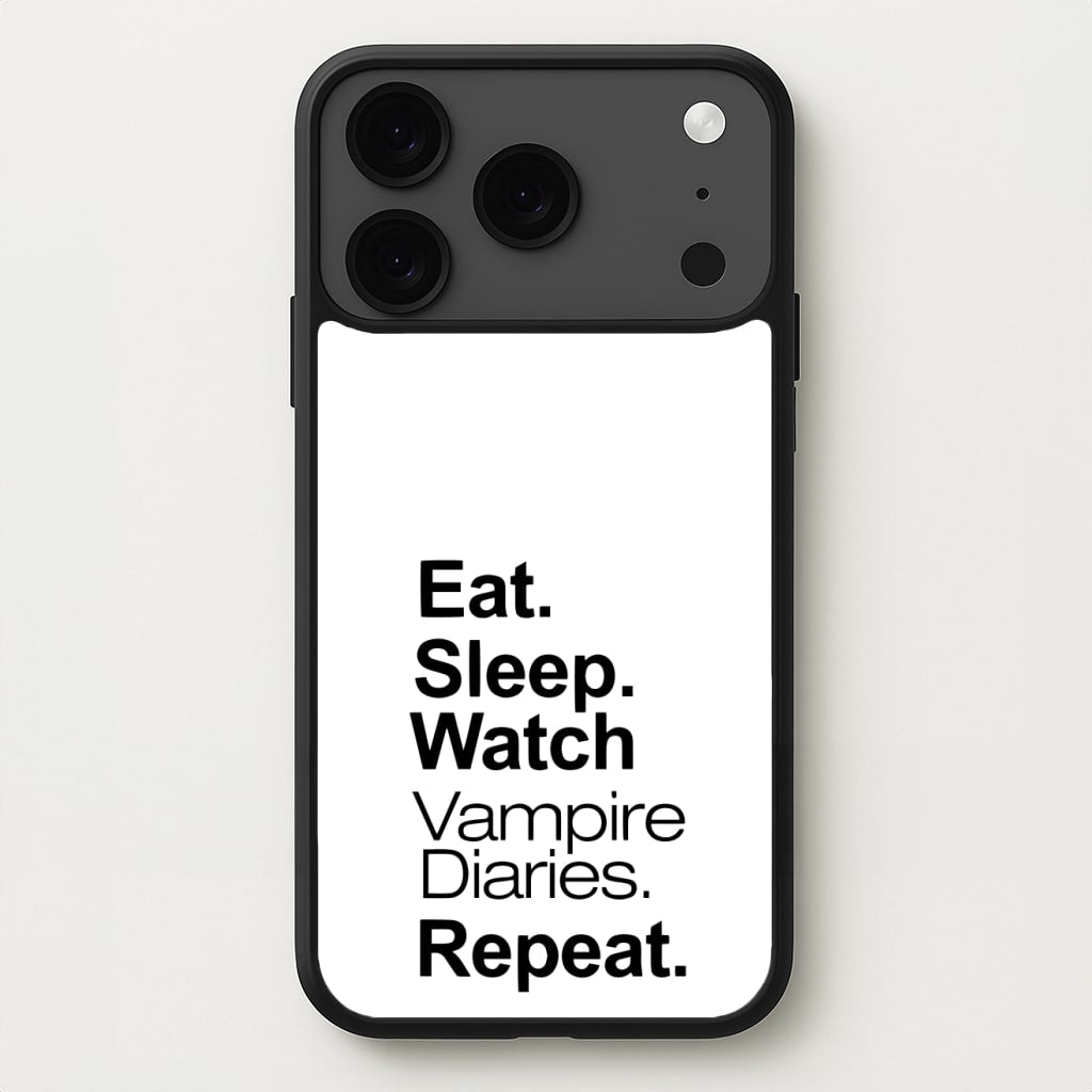 Eat Sleep Watch VPD Repeat Phone Case for iPhone 17 Pro Max