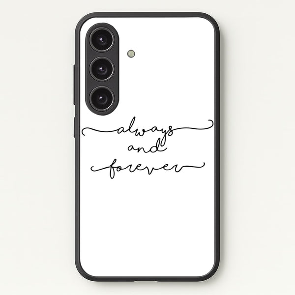Always & Forever - VD - marble Phone Case for Galaxy S24