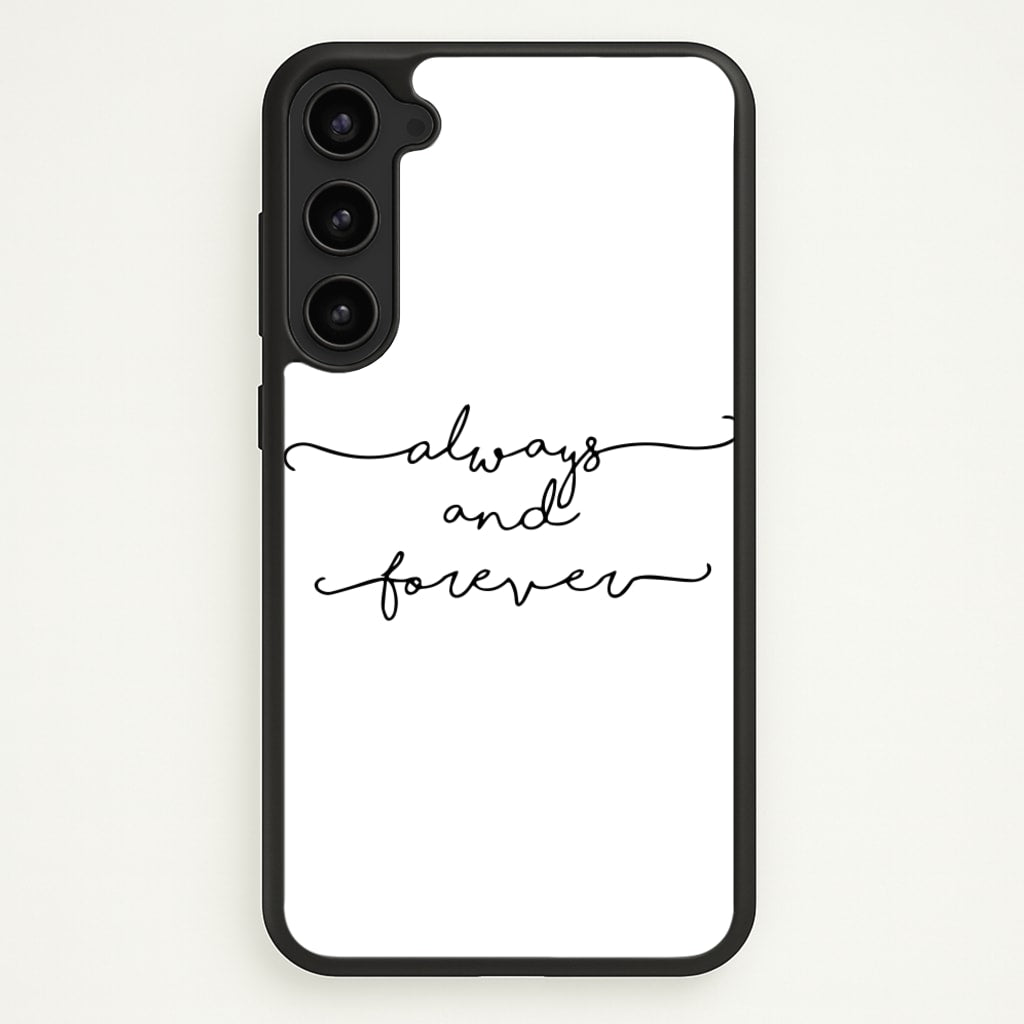 Always & Forever - VD - marble Phone Case for Galaxy S23