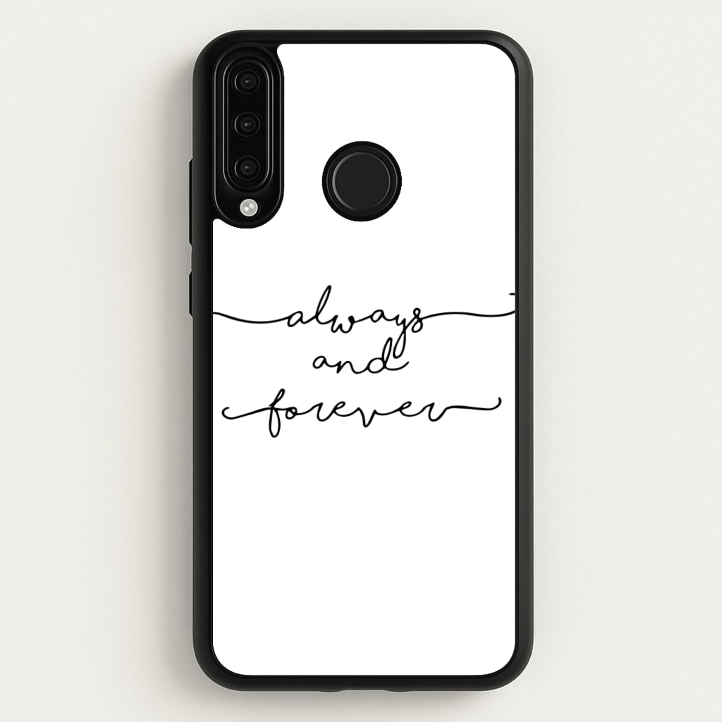 Always & Forever - VD - marble Phone Case for Huawei P30 Lite