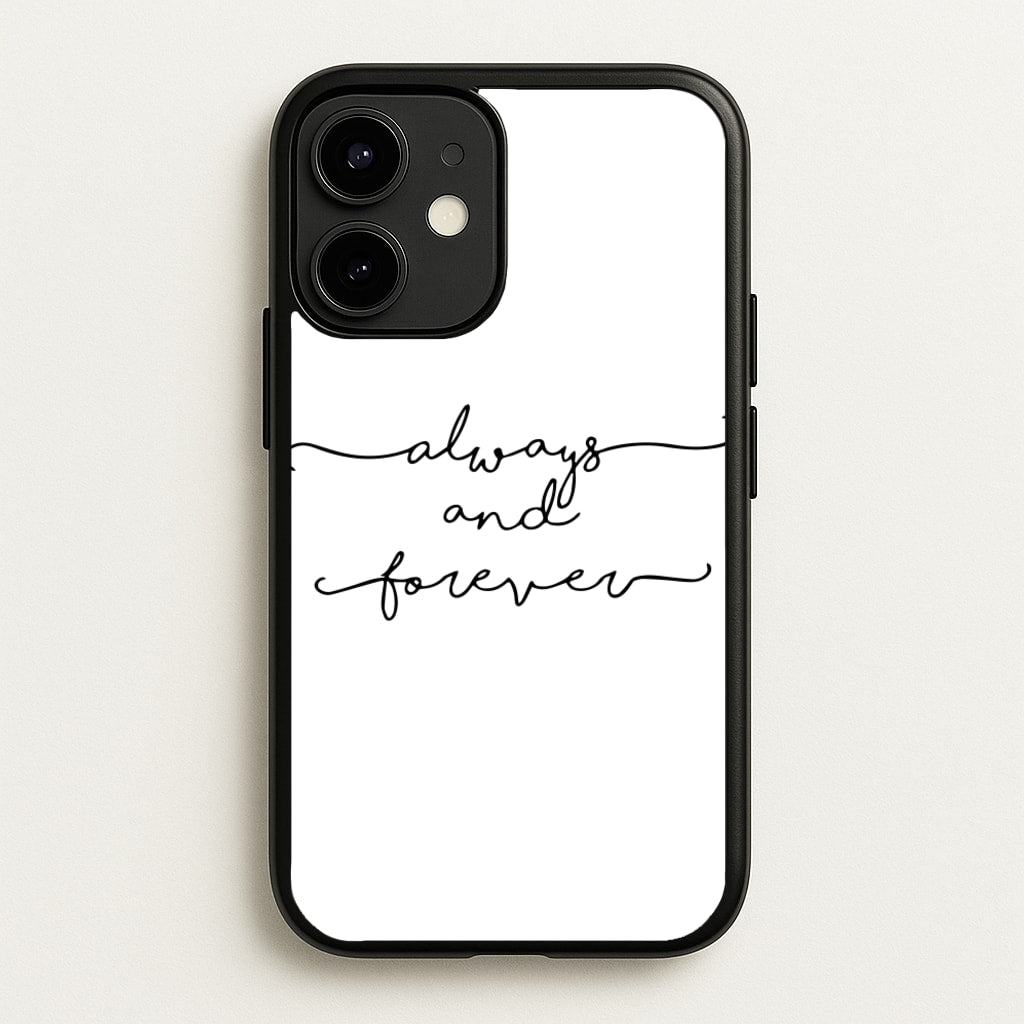Always & Forever - VD - marble Phone Case for iPhone 12 / 12 Pro