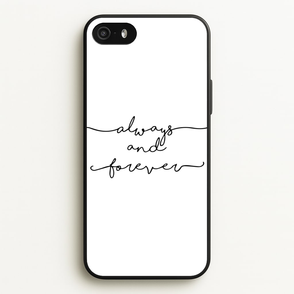 Always & Forever - VD - marble Phone Case for iPhone 5 / 5s / SE 2016