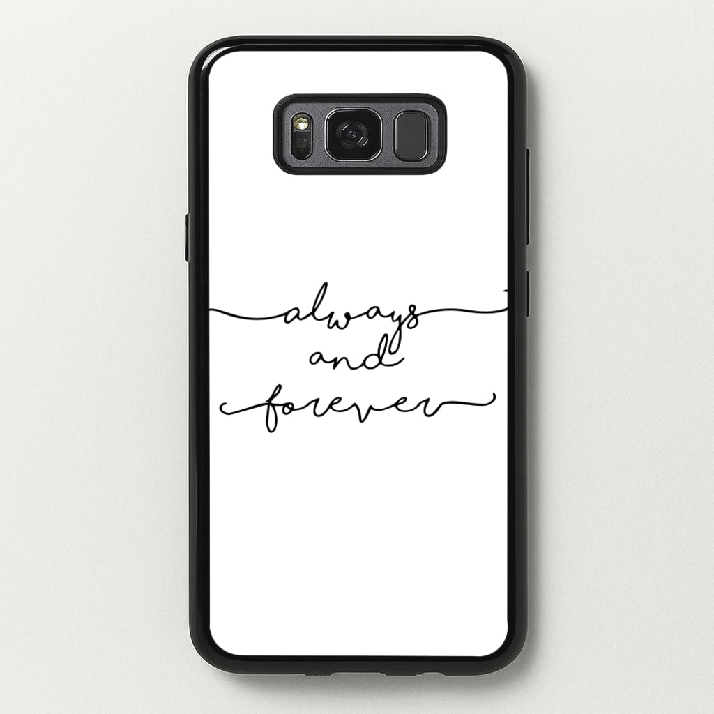 Always & Forever - VD - marble Phone Case for Galaxy S8