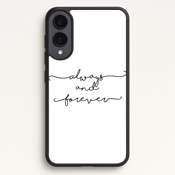 Always & Forever - VD - marble Phone Case for Galaxy S25 Edge