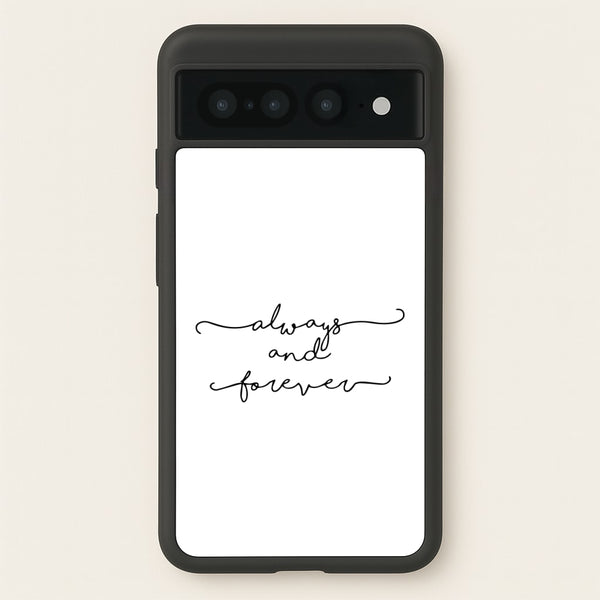 Always & Forever - VD - marble Phone Case for Google Pixel 7 Pro