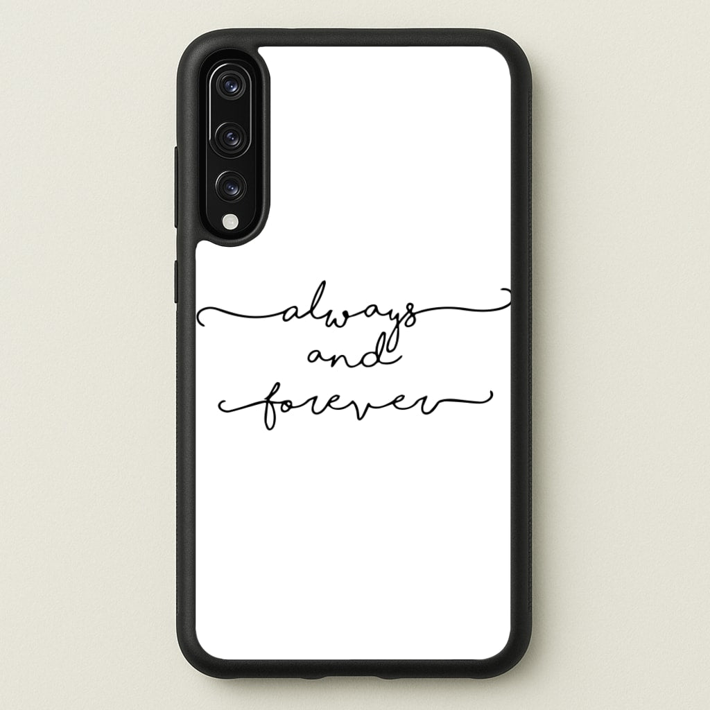 Always & Forever - VD - marble Phone Case for Huawei P20 Pro