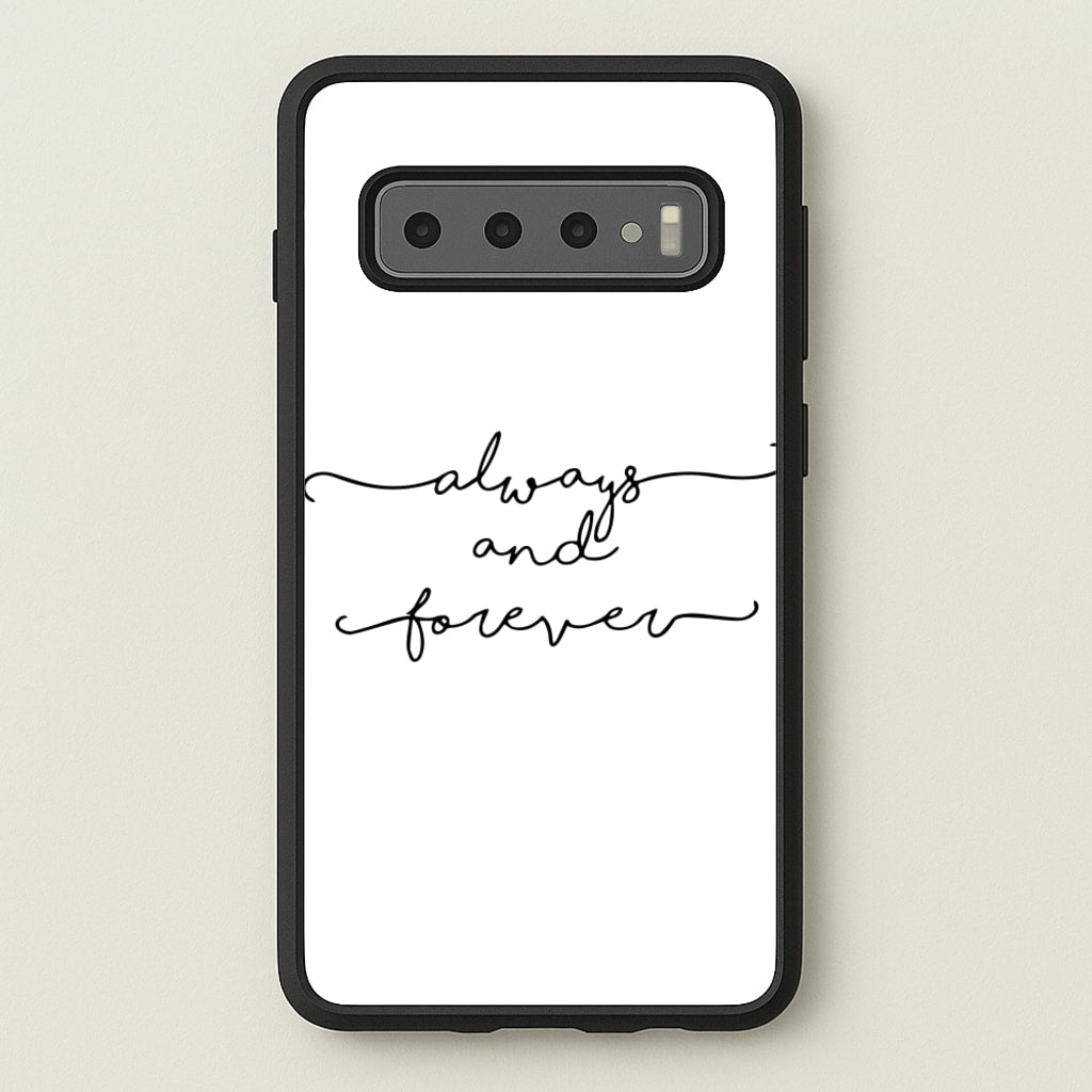 Always & Forever - VD - marble Phone Case for Galaxy S10 Plus