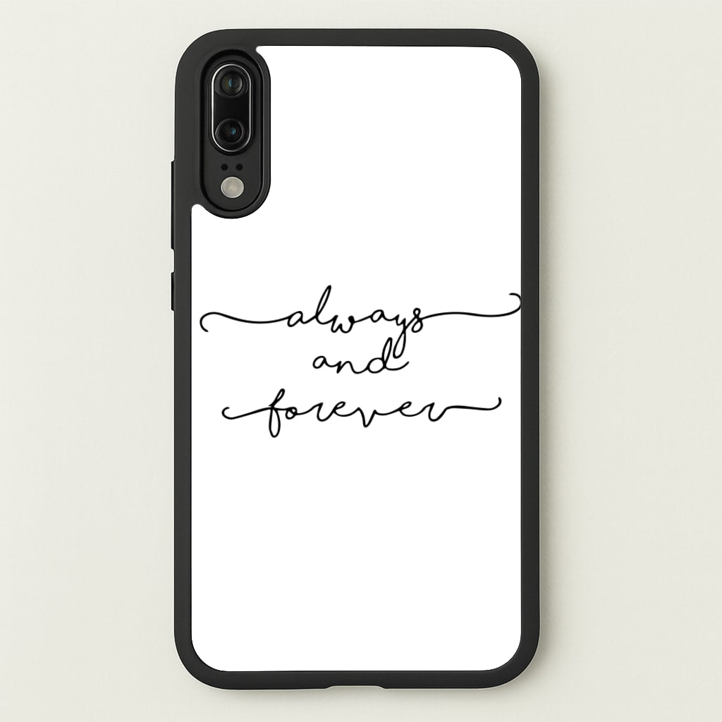 Always & Forever - VD - marble Phone Case for Huawei P20
