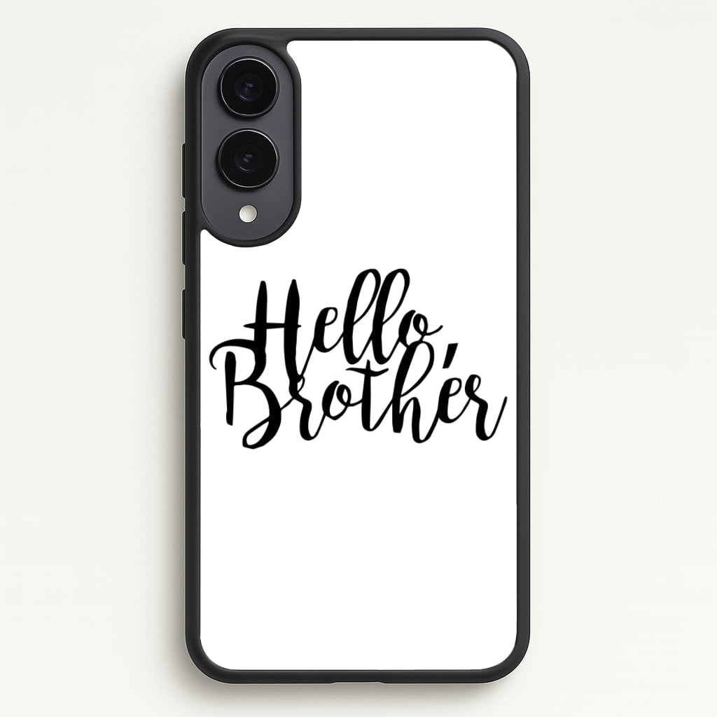 Hello Brother - VD - Vampire Diaries Phone Case for Galaxy S25 Edge