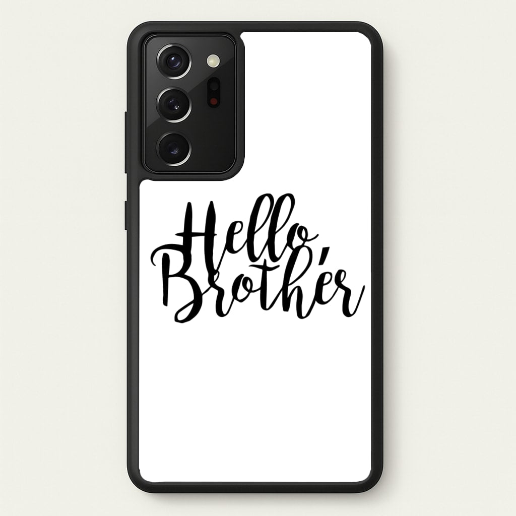 Hello Brother - VD - Vampire Diaries Phone Case for Galaxy Note 20 Ultra