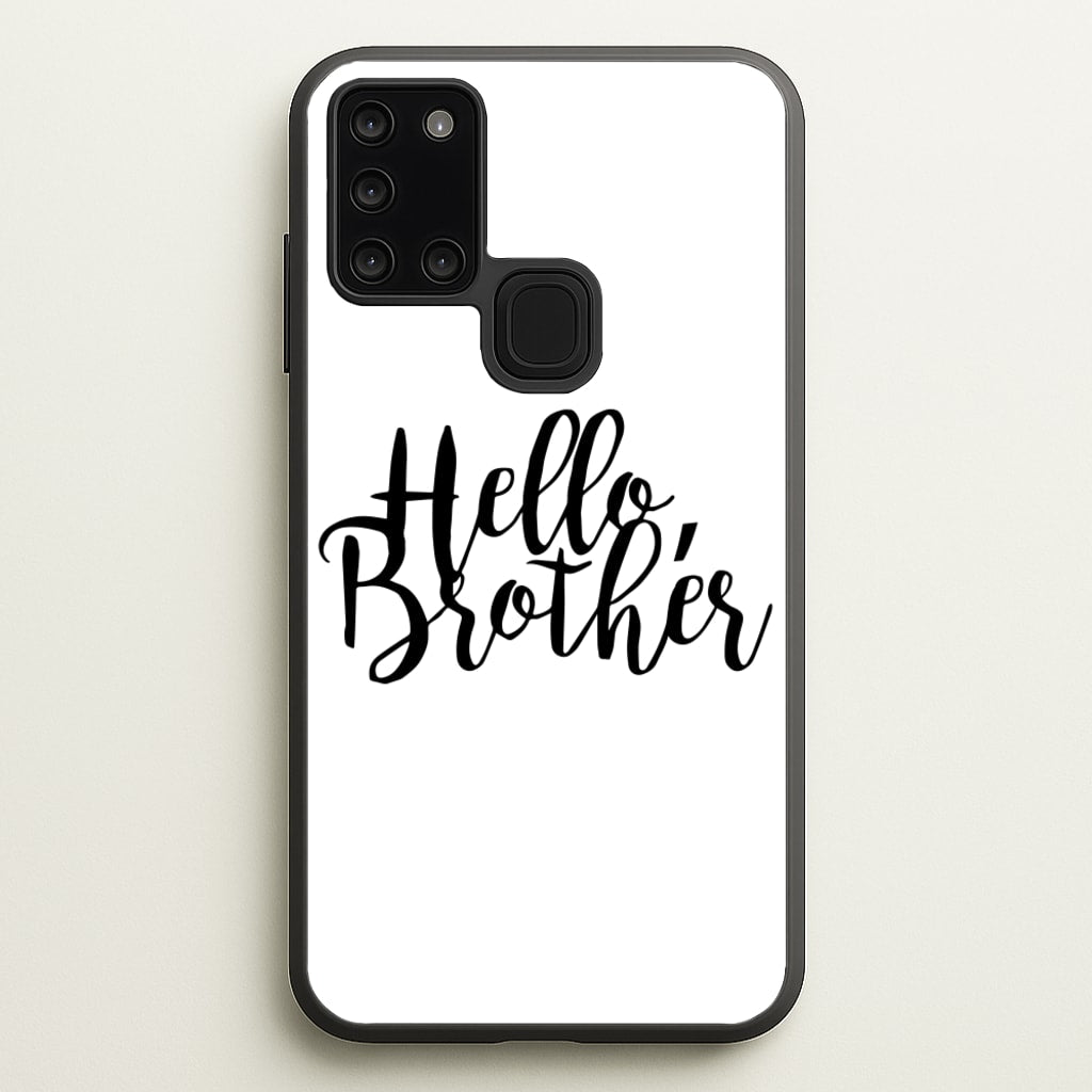 Hello Brother - VD - Vampire Diaries Phone Case for Galaxy A21s