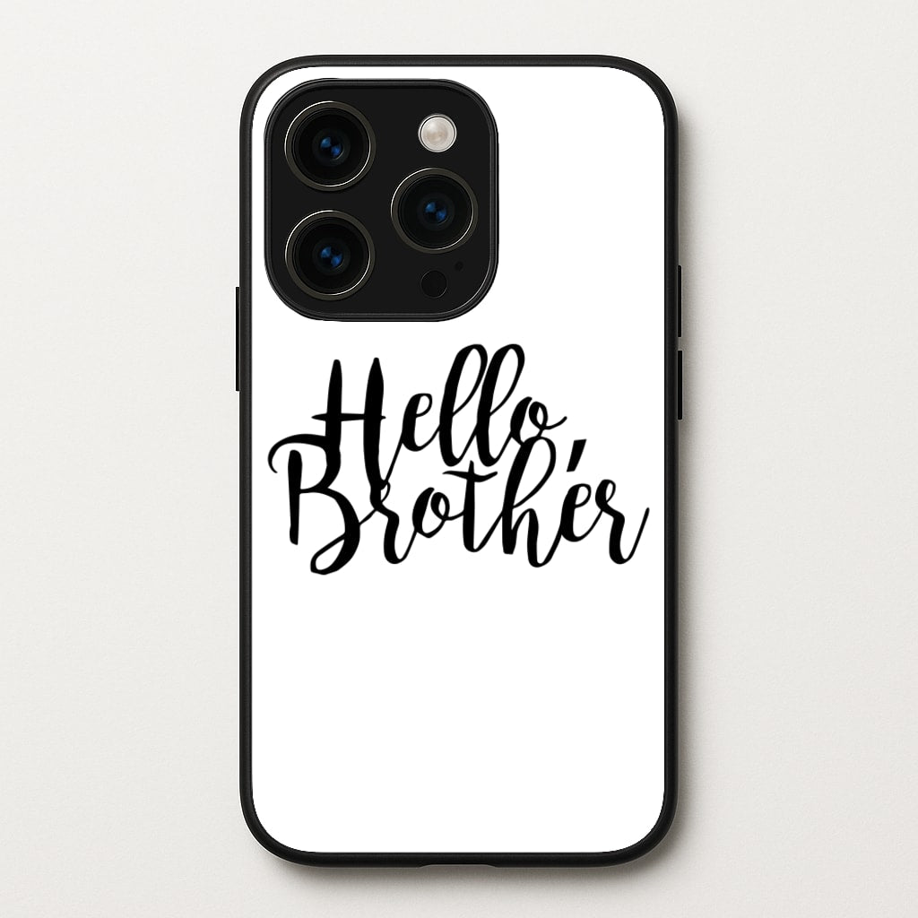 Hello Brother - VD - Vampire Diaries Phone Case for iPhone 14 Pro
