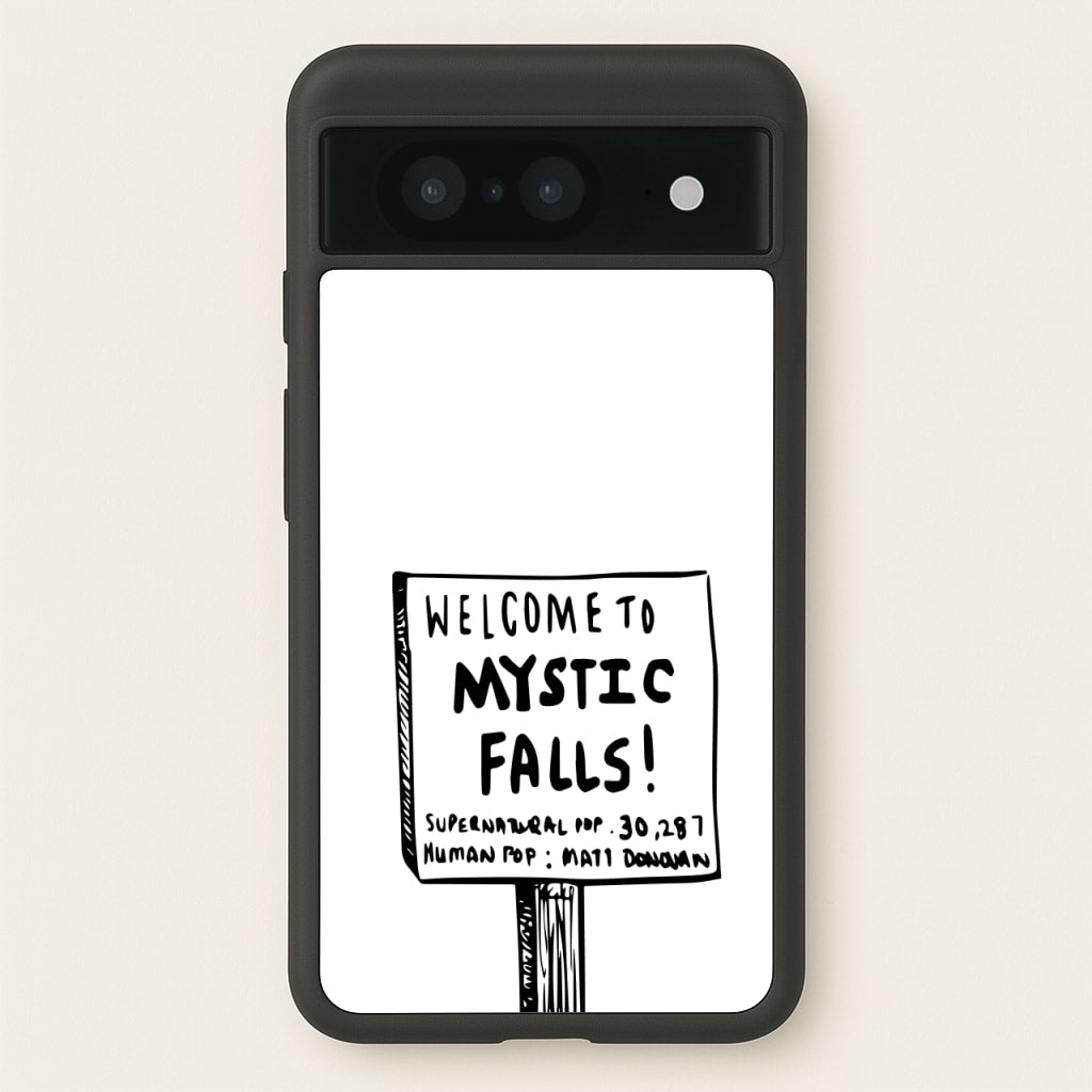Welcome to Mystic Falls - VD - Vampire Diaries Phone Case for Google Pixel 8
