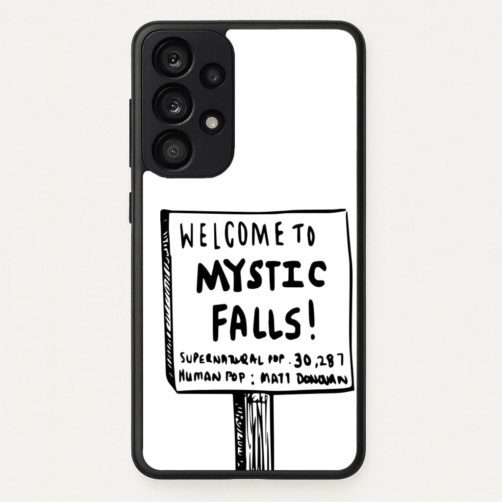 Welcome to Mystic Falls - VD - Vampire Diaries Phone Case for Galaxy A53