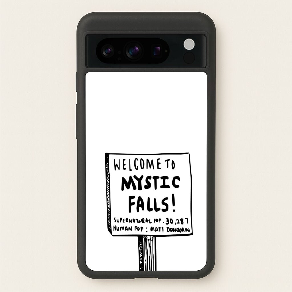 Welcome to Mystic Falls - VD - Vampire Diaries Phone Case for Google Pixel 8 Pro