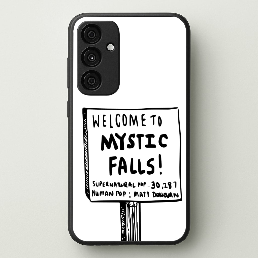 Welcome to Mystic Falls - VD - Vampire Diaries Phone Case for Galaxy A35