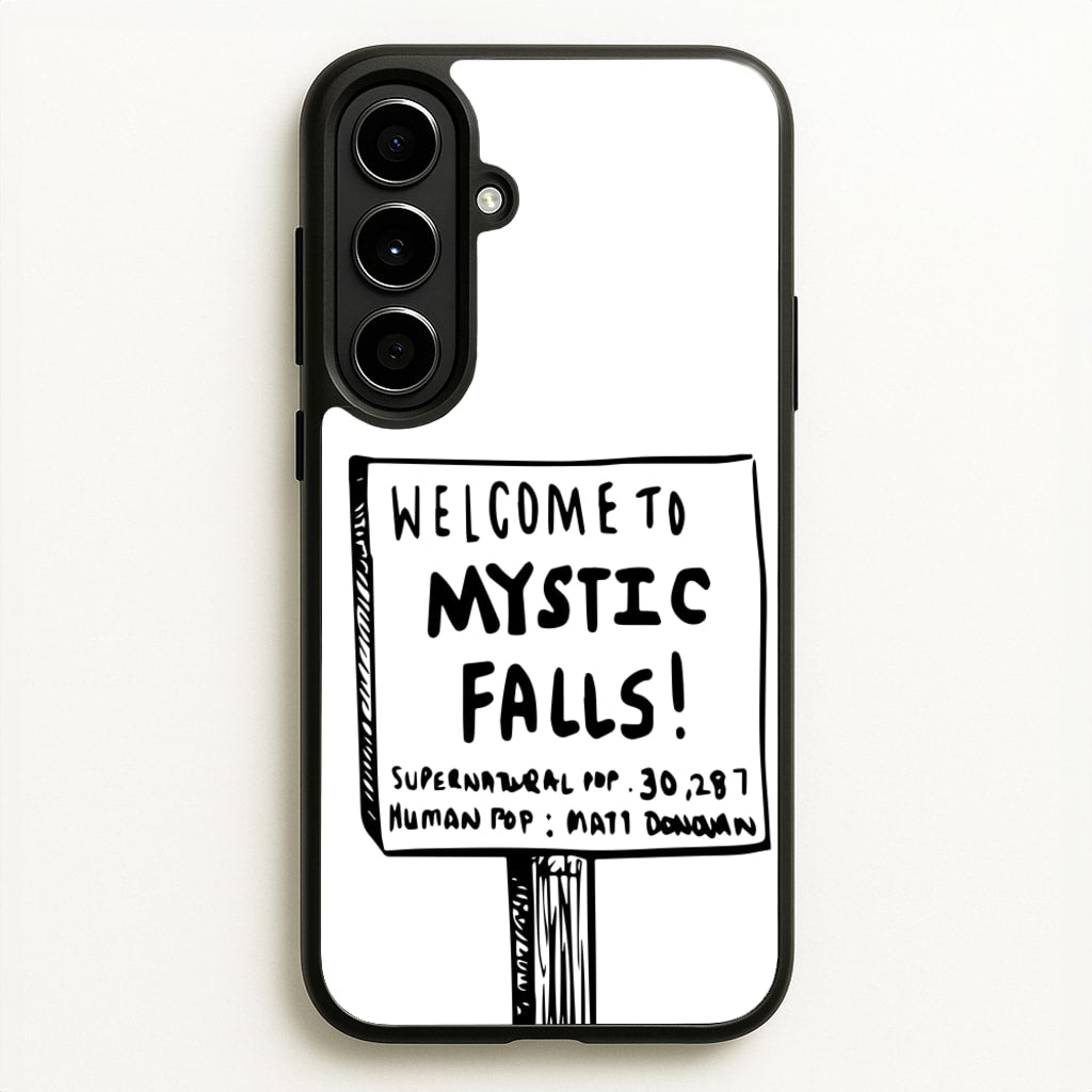 Welcome to Mystic Falls - VD - Vampire Diaries Phone Case for Galaxy A56
