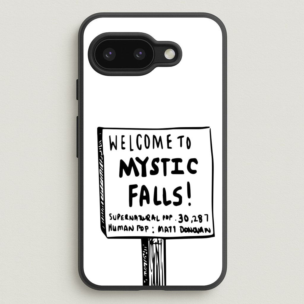 Welcome to Mystic Falls - VD - Vampire Diaries Phone Case for Google Pixel 9a