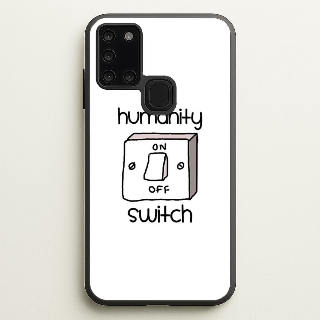 Humanity Switch - VD - Vampire Diaries Phone Case for Galaxy A21s
