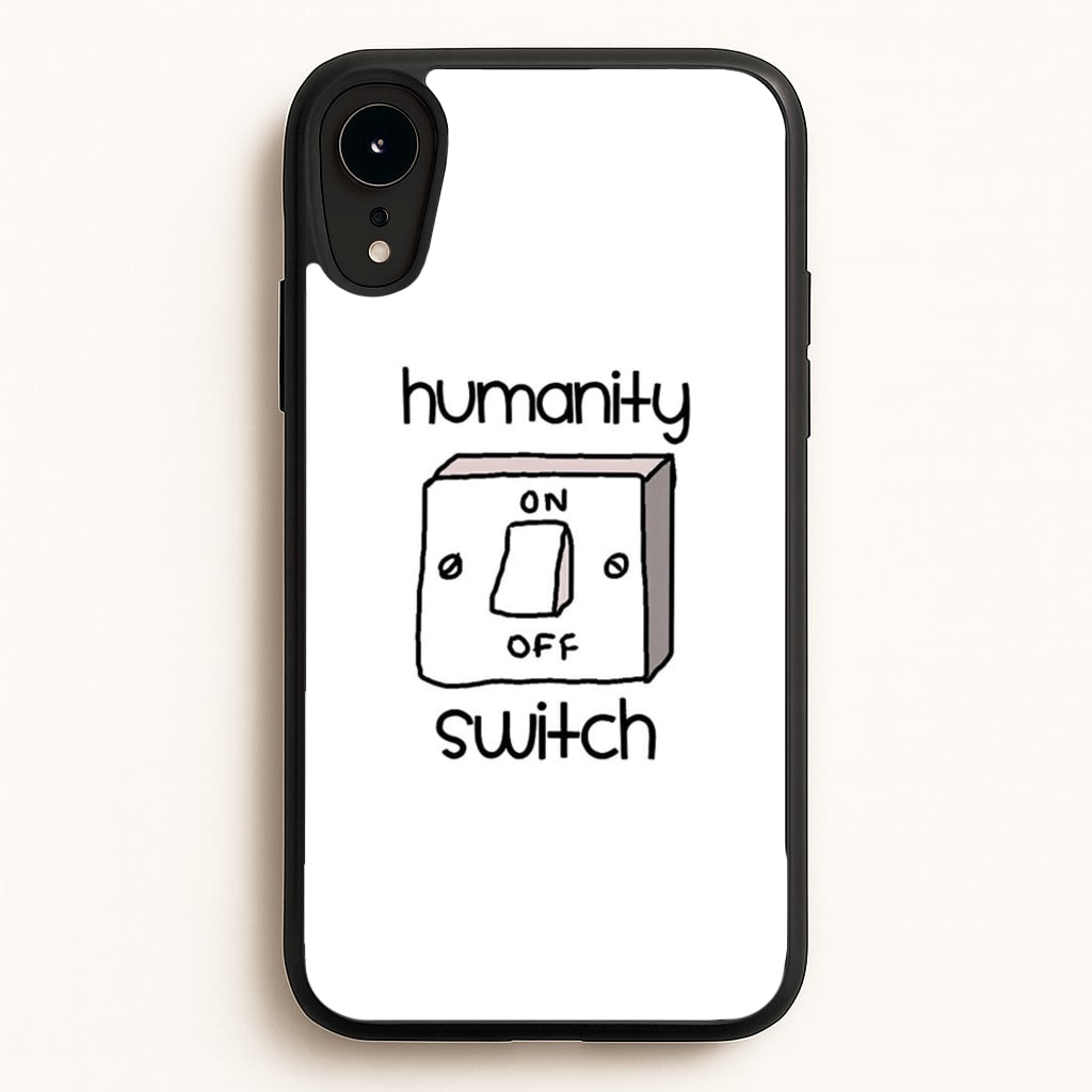 Humanity Switch - VD - Vampire Diaries Phone Case for iPhone XR