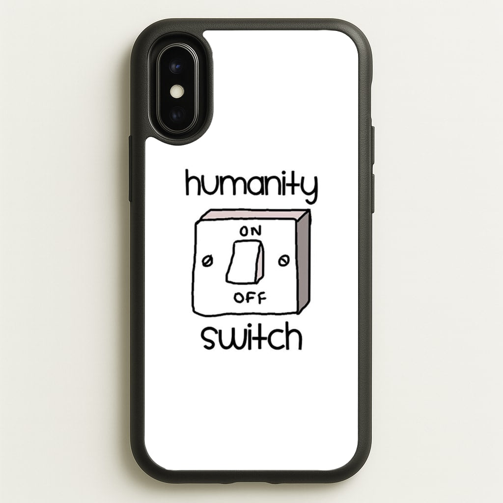Humanity Switch - VD - Vampire Diaries Phone Case for iPhone X / XS