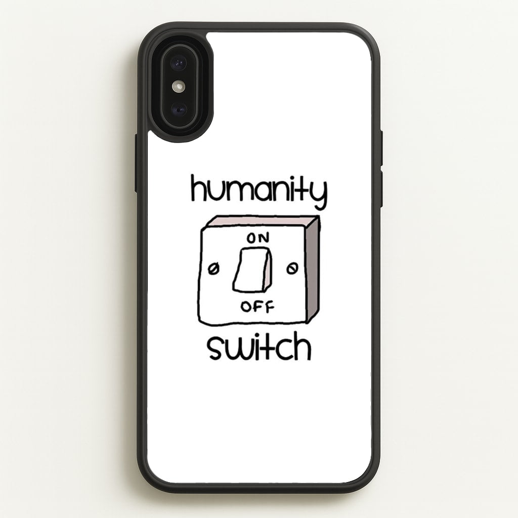 Humanity Switch - VD - Vampire Diaries Phone Case for iPhone XS Max