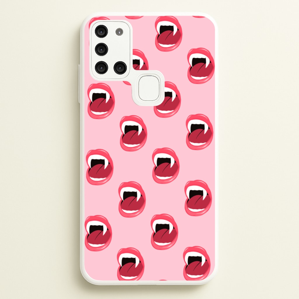 Vampire Pattern - Vampire Diaries Phone Case for Galaxy A21s