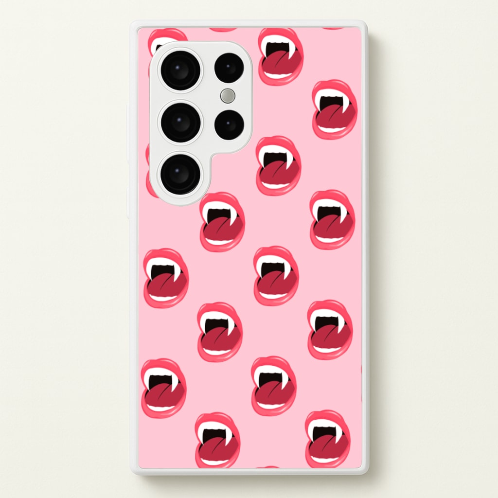 Vampire Pattern - Vampire Diaries Phone Case for Galaxy S24 Ultra