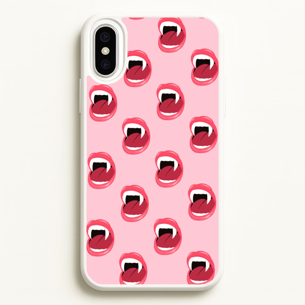 Vampire Pattern - Vampire Diaries Phone Case for iPhone XS Max