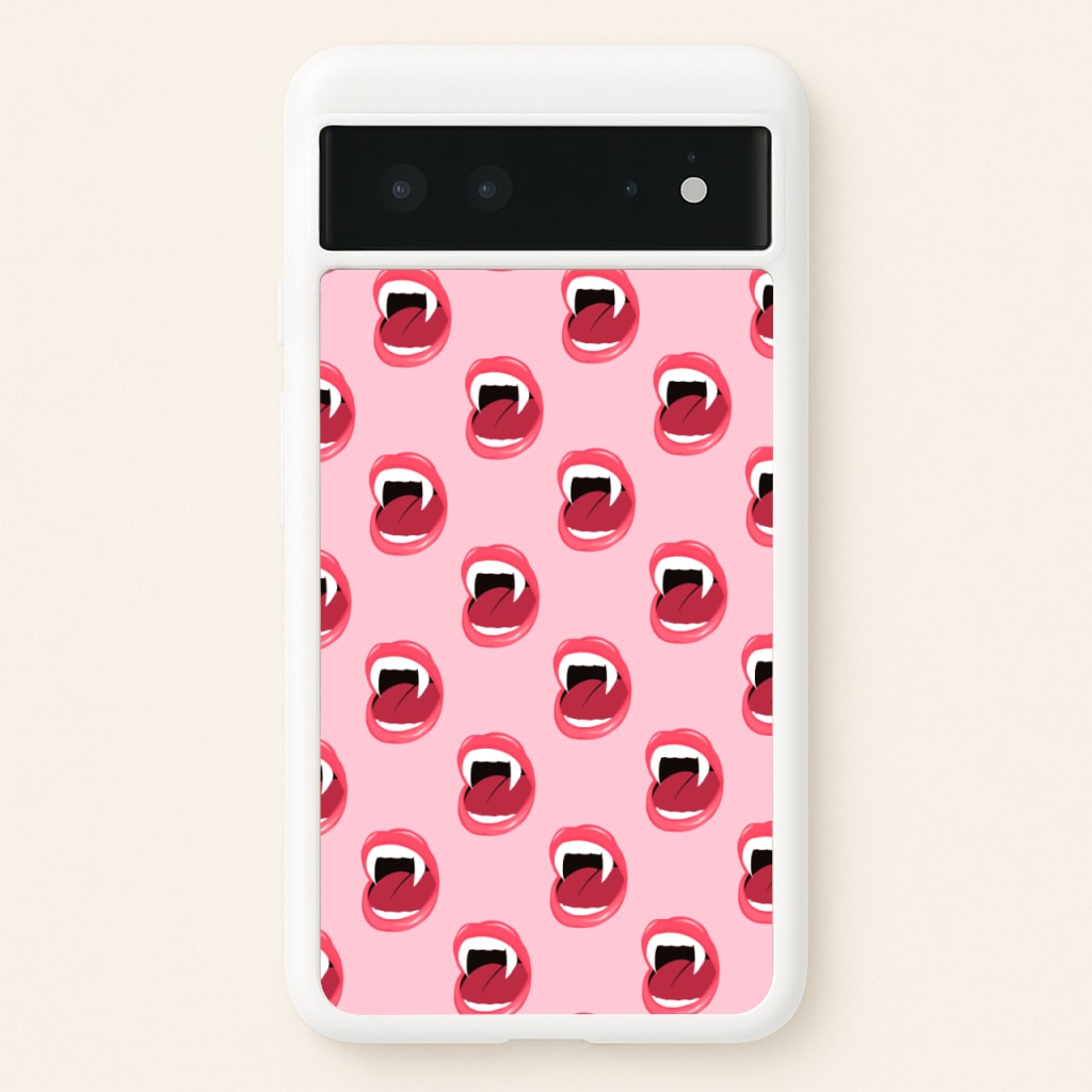 Vampire Pattern - Vampire Diaries Phone Case for Google Pixel 6