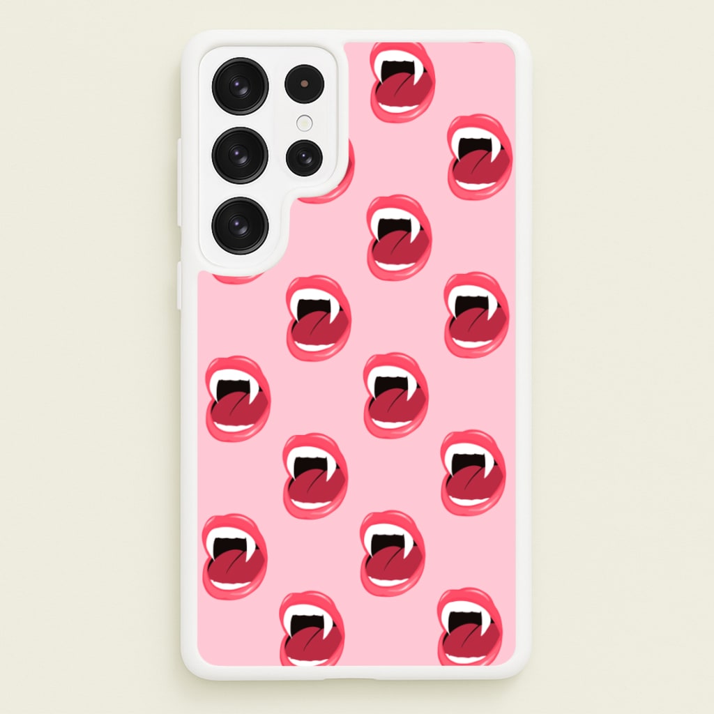 Vampire Pattern - Vampire Diaries Phone Case for Galaxy S22 Ultra
