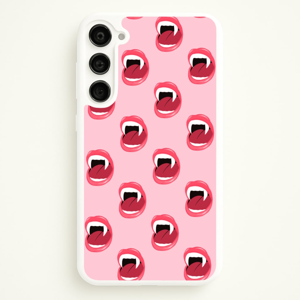 Vampire Pattern - Vampire Diaries Phone Case for Galaxy S23 Plus