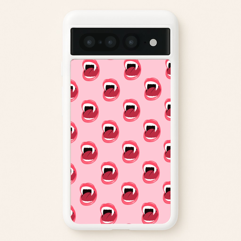 Vampire Pattern - Vampire Diaries Phone Case for Google Pixel 7 Pro