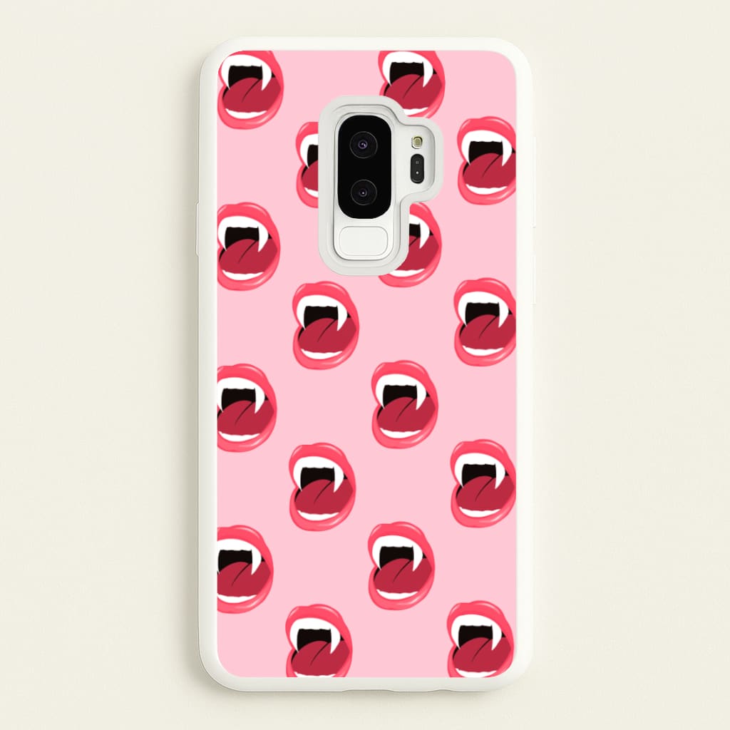 Vampire Pattern - Vampire Diaries Phone Case for Galaxy S9 Plus