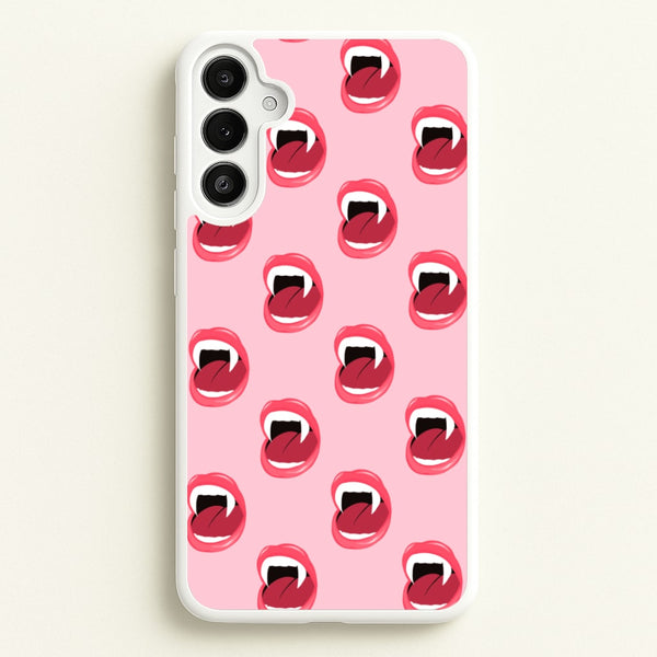 Vampire Pattern - Vampire Diaries Phone Case for Galaxy A34