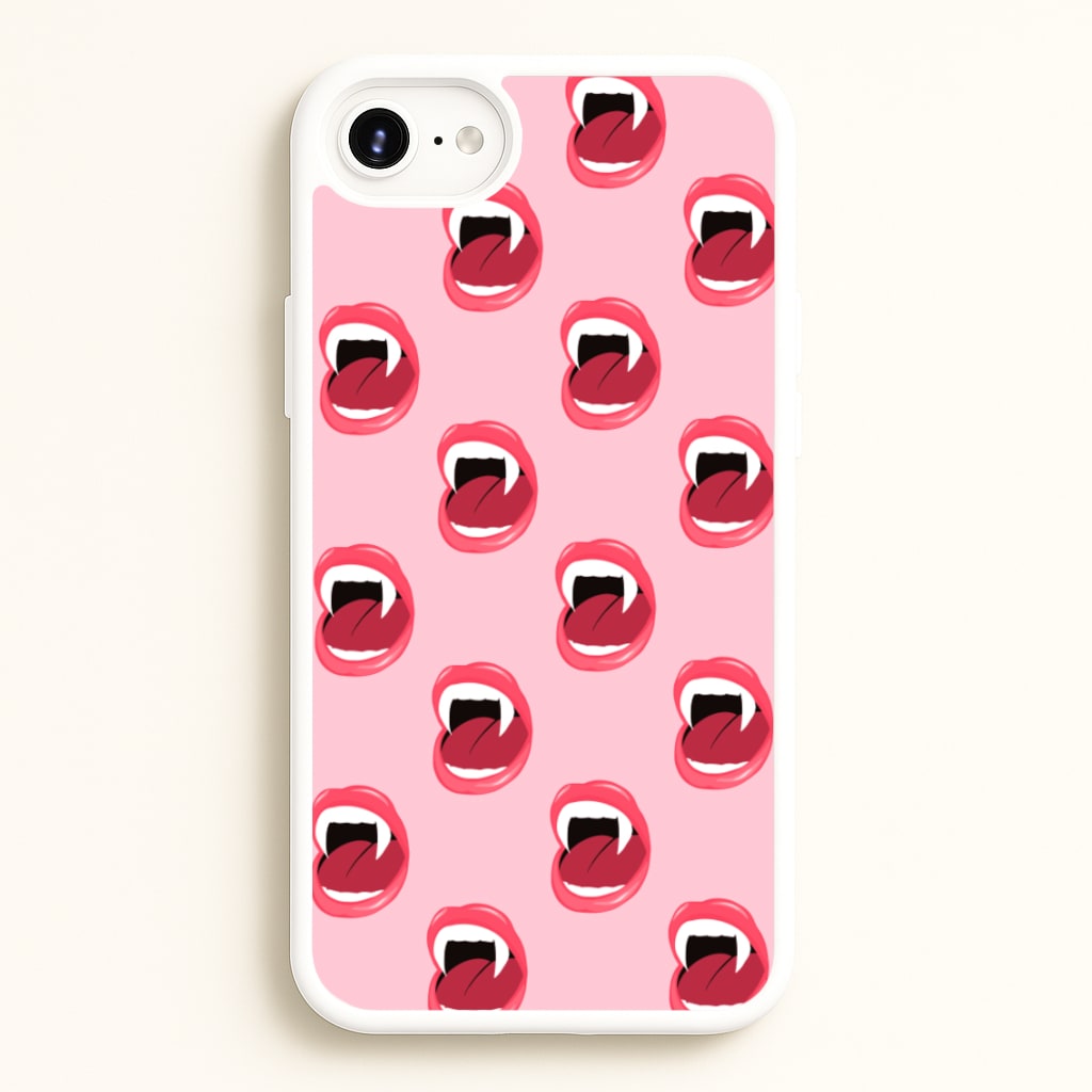 Vampire Pattern - Vampire Diaries Phone Case for iPhone 6 / 7 / 8 / SE