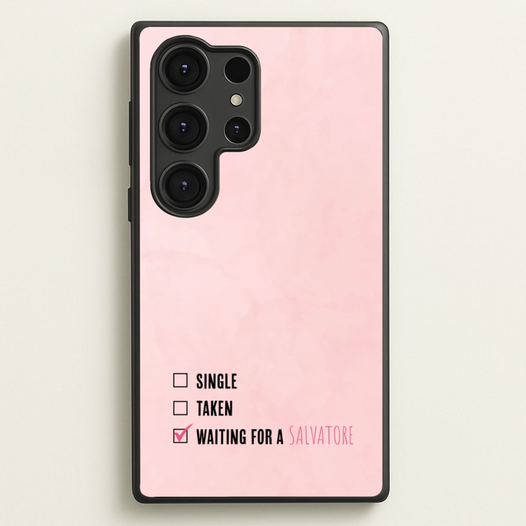 Waiting For A Salvatore - VD - Vampire Diaries Phone Case for Galaxy S25 Ultra