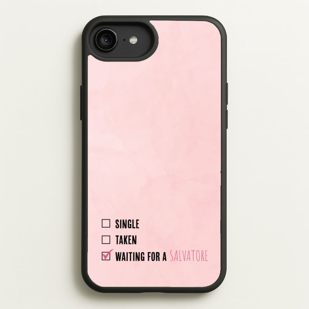 Waiting For A Salvatore - VD - Vampire Diaries Phone Case for iPhone 6 Plus / 7 Plus / 8 Plus