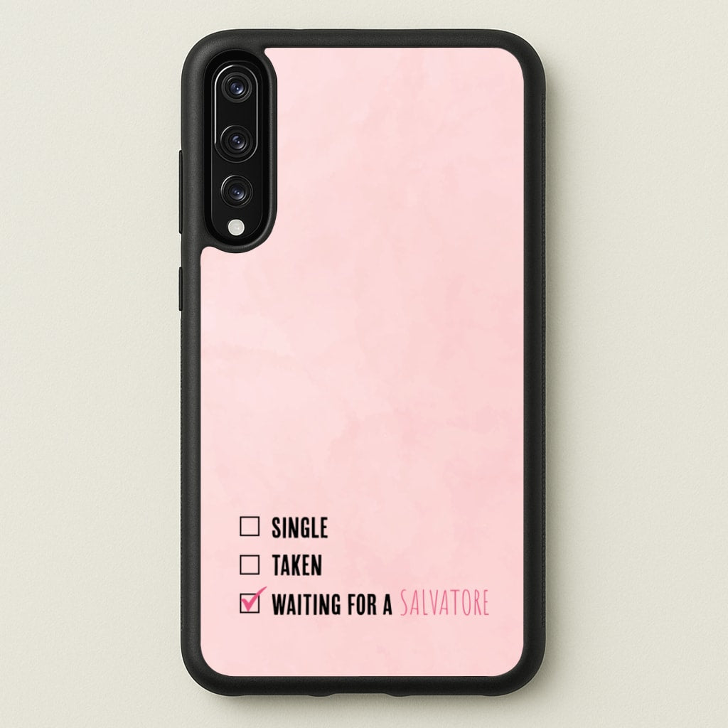 Waiting For A Salvatore - VD - Vampire Diaries Phone Case for Huawei P20 Pro