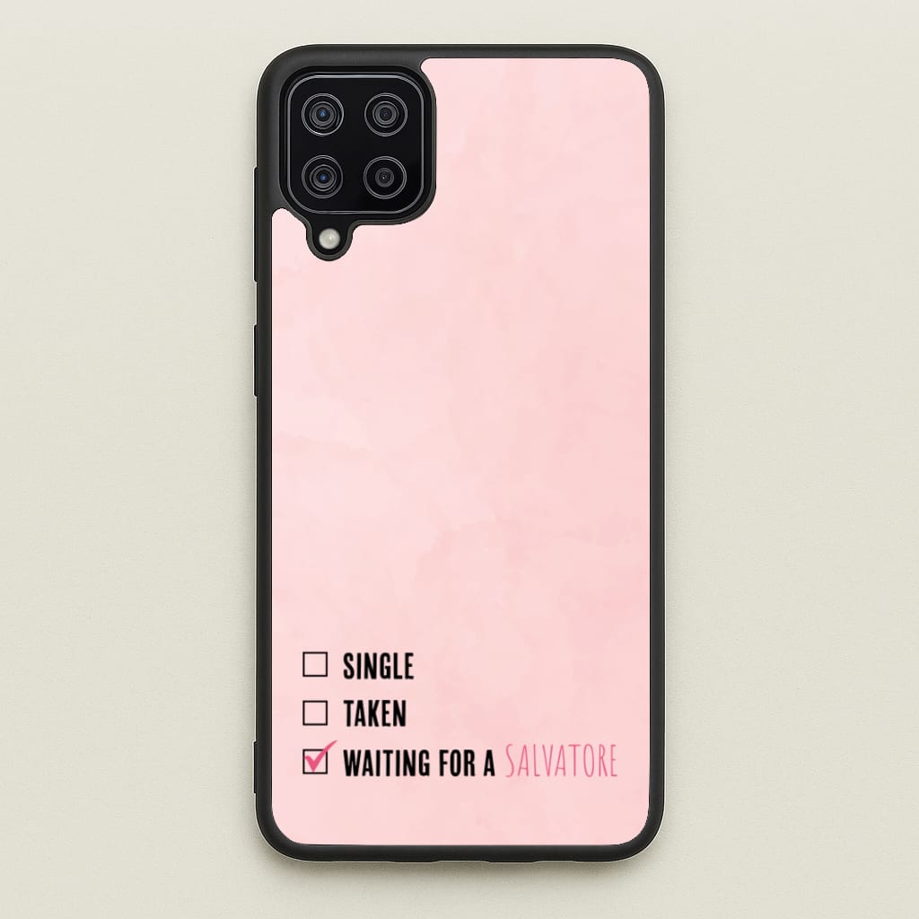 Waiting For A Salvatore - VD - Vampire Diaries Phone Case for Galaxy A12