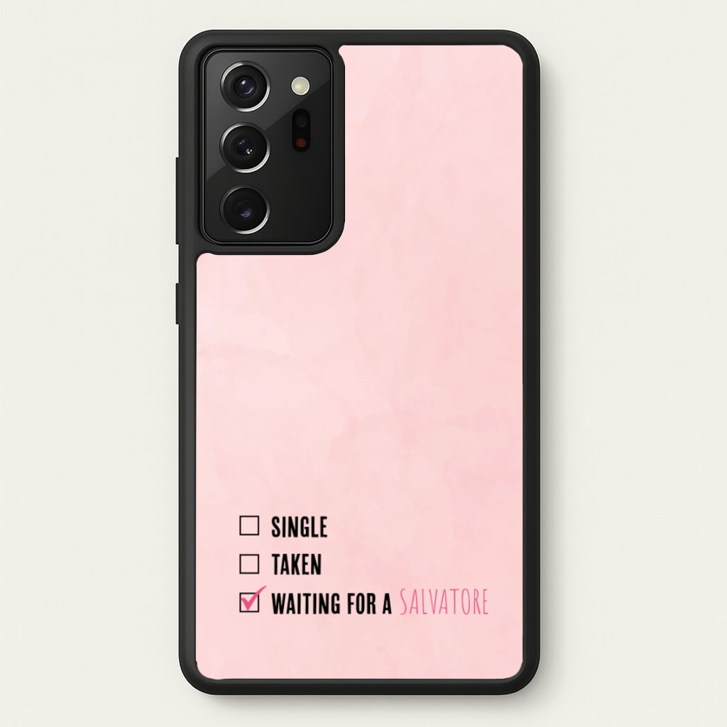 Waiting For A Salvatore - VD - Vampire Diaries Phone Case for Galaxy Note 20 Ultra