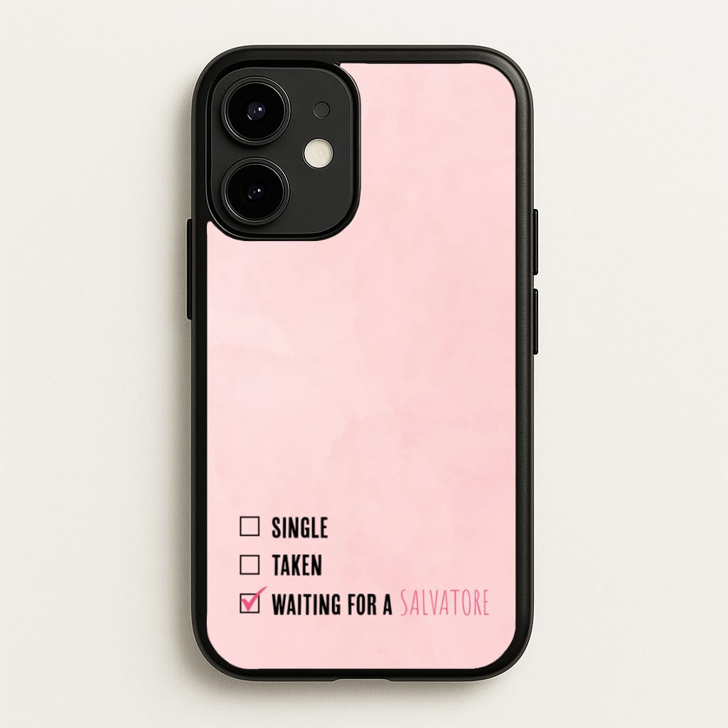 Waiting For A Salvatore - VD - Vampire Diaries Phone Case for iPhone 12 Mini