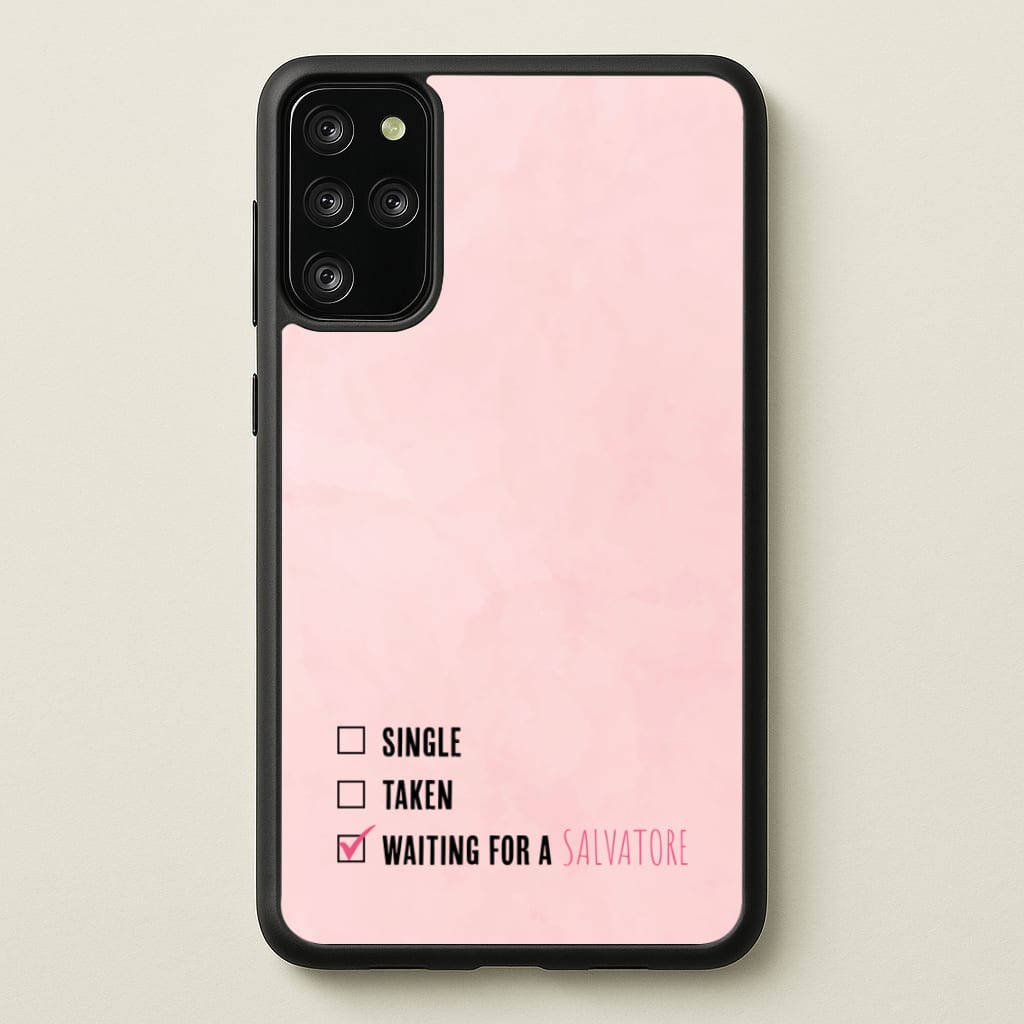 Waiting For A Salvatore - VD - Vampire Diaries Phone Case for Galaxy S20 Plus