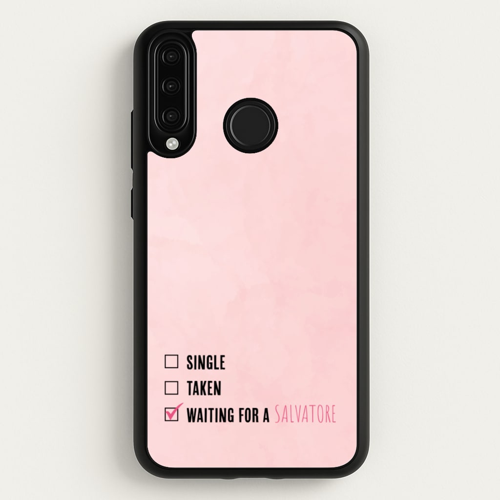Waiting For A Salvatore - VD - Vampire Diaries Phone Case for Huawei P30 Lite