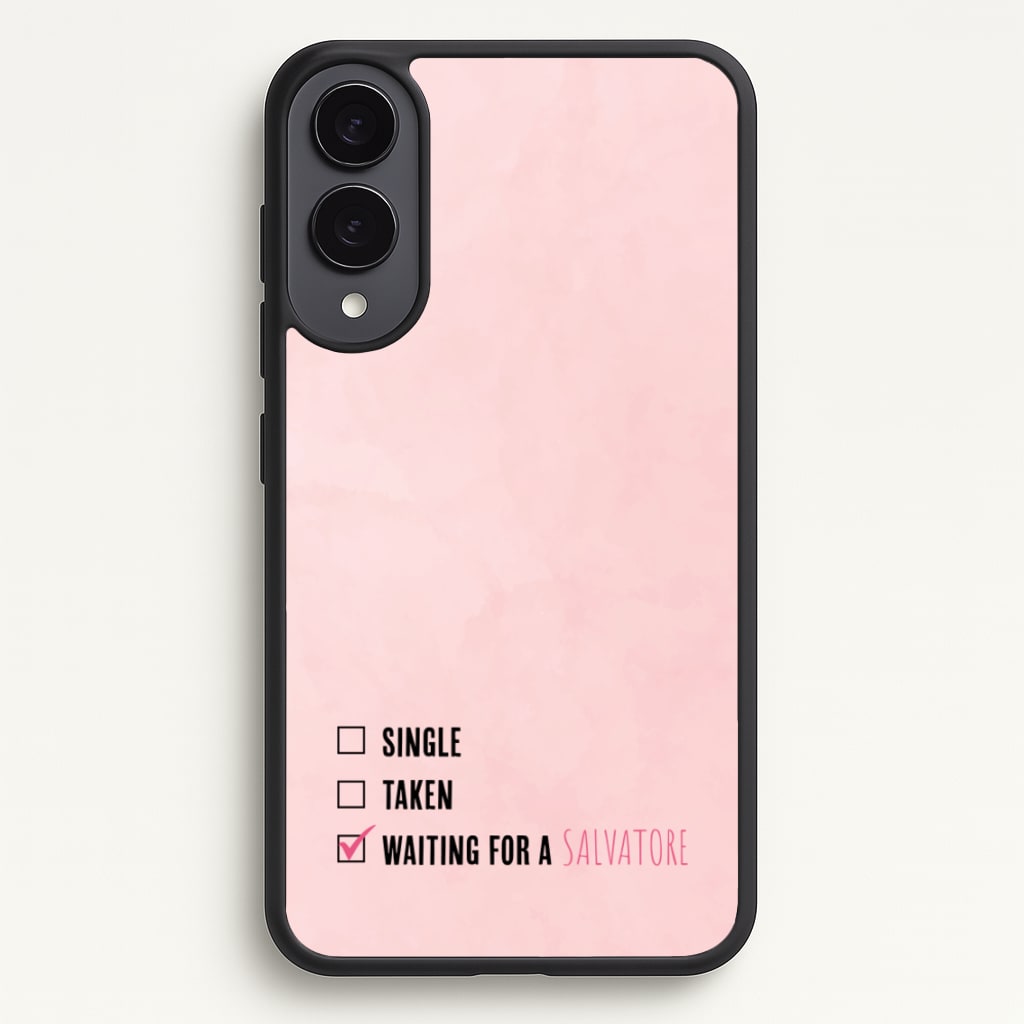 Waiting For A Salvatore - VD - Vampire Diaries Phone Case for Galaxy S25 Edge