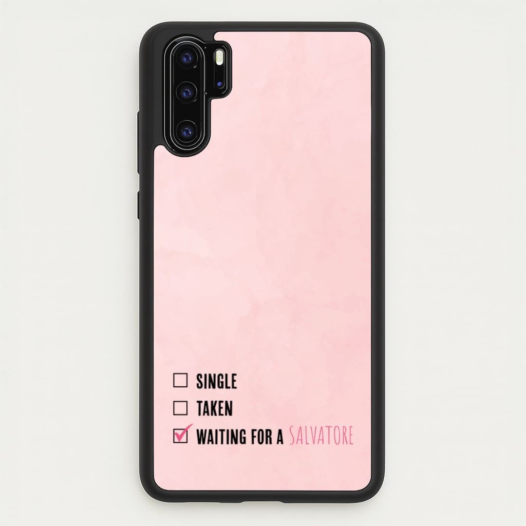 Waiting For A Salvatore - VD - Vampire Diaries Phone Case for Huawei P30 Pro