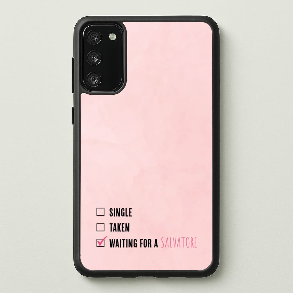 Waiting For A Salvatore - VD - Vampire Diaries Phone Case for Galaxy S20FE