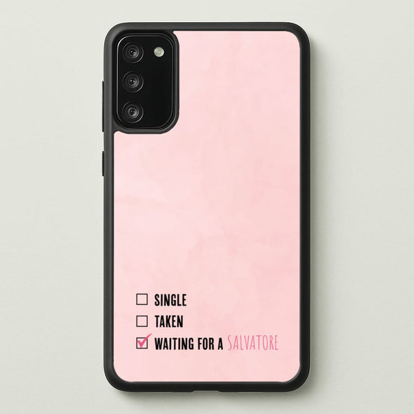 Waiting For A Salvatore - VD - Vampire Diaries Phone Case for Galaxy S20FE