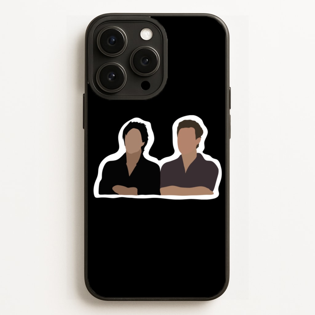 Salvatore Cartoons - VD - Vampire Diaries Phone Case for iPhone 16 Pro Max
