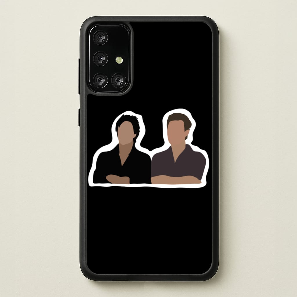 Salvatore Cartoons - VD - Vampire Diaries Phone Case for Galaxy A71